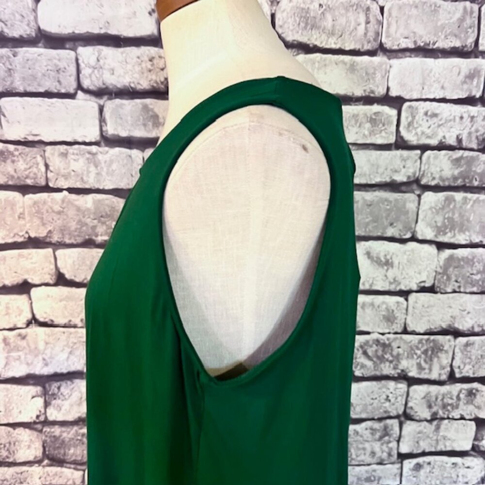 Igenjun NWT Green Sleeveless Blouse Size XL - Picture 4 of 8